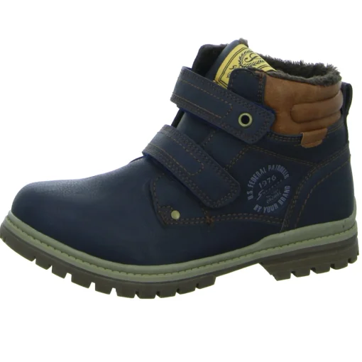 Sneakers Schlupf-/Klettstiefelette Warmfutter