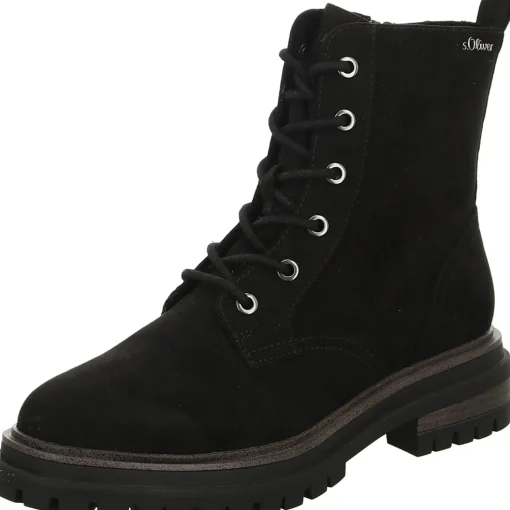 s.Oliver Schnürstiefelette Kaltfutter bis 35mm Absatz (casual)