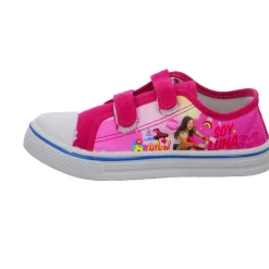 Soy Luna Leinen Slipper/Kletthalbschuh