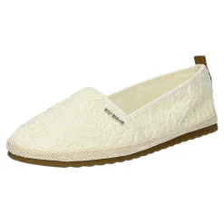 Tom Tailor Leinen Slipper/Kletthalbschuh