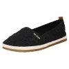 Tom Tailor Leinen Slipper/Kletthalbschuh