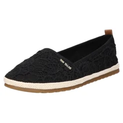 Tom Tailor Leinen Slipper/Kletthalbschuh