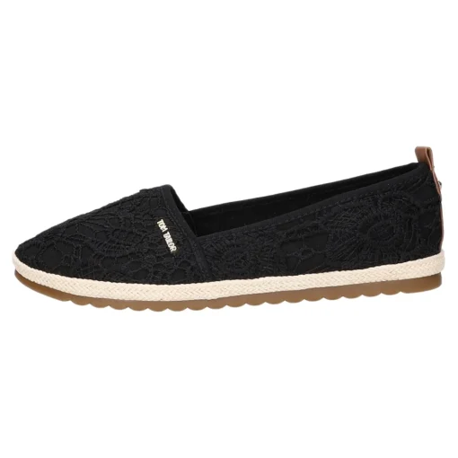 Tom Tailor Leinen Slipper/Kletthalbschuh
