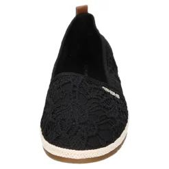 Tom Tailor Leinen Slipper/Kletthalbschuh