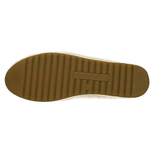 Tom Tailor Leinen Slipper/Kletthalbschuh