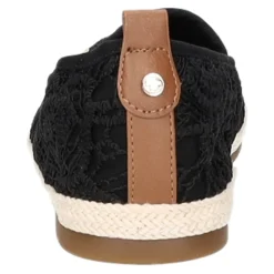 Tom Tailor Leinen Slipper/Kletthalbschuh