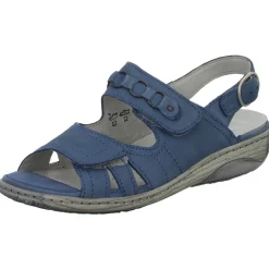 Waldläufer Sandalette mit Mehrweite bis 30mm Sohlenhöhe Garda