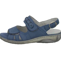 Waldläufer Sandalette mit Mehrweite bis 30mm Sohlenhöhe Garda