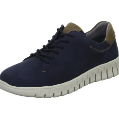 Waldläufer Schnürhalbschuh mit Mehrweite Freizeit (sportlicher Boden) H-Baldo